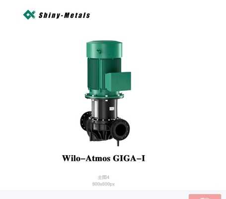 Wilo Gagi I sistema de refrigeración por tubería centrífuga vertical bomba de agua circulante