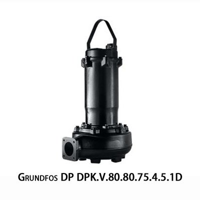 Grundfos DPK Submersible Sewage Pump For Non Clogging Flood Rain Water Transfer Maximum Flow 12.8 L/s