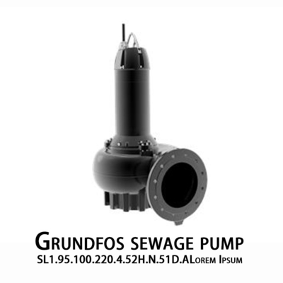 Grundfos Submersible Sewage Pump For Sewage Treatment In Commercial And Industrial Settings