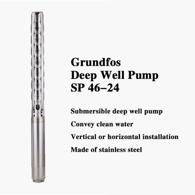 Grundfos Energy Saving High Head Agricultural Stainless Steel Impeller Submersible Deep Well Pump