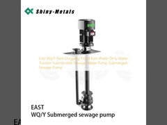 East Wq/Y Non Clogging Flood Rain Water Dirty Water Transfer Submersible Sewage Water Pump Submerged Sewage Pump