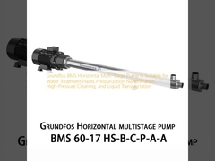 Grundfos BMS Horizontal Multi-Stage Pump Is Suitable for Water Treatment Plants Pressurization Nanofiltration High-Pressure Cleaning, and Liquid Transportation
