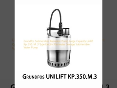 Grundfos Submersible Rainwater Pump Large Capacity Unilift Kp. 350. M. 3 Type Electric Rainwater Sewage Submersible Water Pump