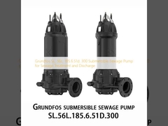 Grundfos SL. 56L. 185.6.51d. 300 Submersible Sewage Pump for Sewage Treatment and Discharge