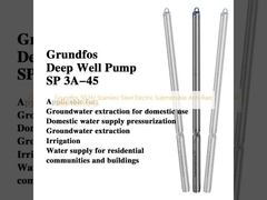 Grundfos 50 Hz Stainless Steel Electric Submersible Anti-Rast Deep Well Pump