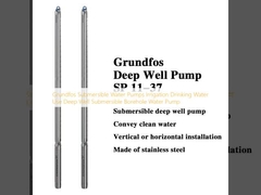 Grundfos Submersible Water Pumps Irrigation Drinking Water Use Deep Well Submersible Borehole Water Pump